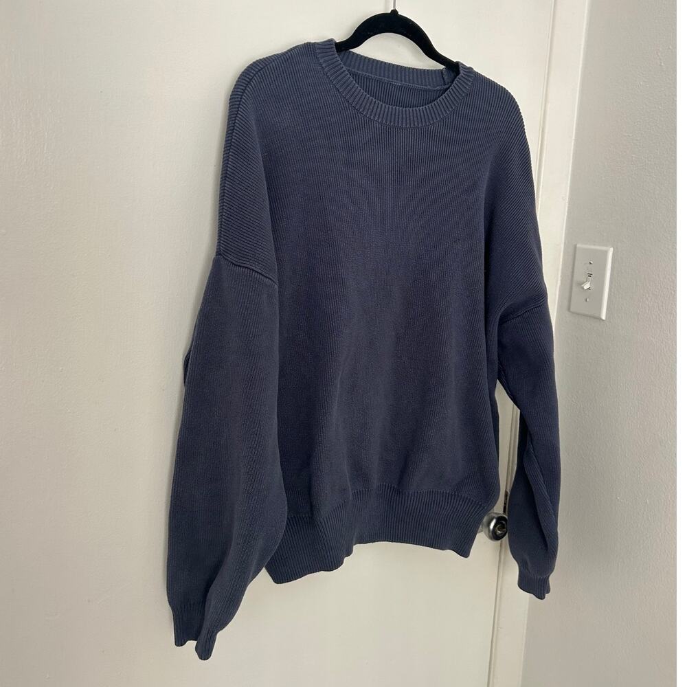Alo Domain Rib Knit Crew Sweater - Picture 6 of 9